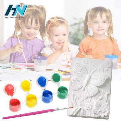 China Butterfly painting toy set hot sale educational diy painted butterfly toy set diy drawing toys for kids as gift for sale