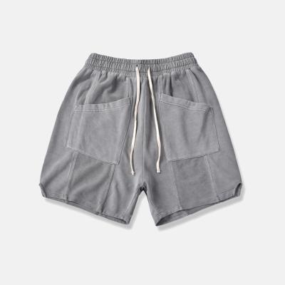 China Viable Fashion Summer Sweat Cotton Shorts Wholesale Vintage Wash Boxer Shorts For Sale for sale