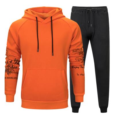 China Breathable Custom Outdoor Sport Wear Brand 2 Piece Tracksuits Mens Suits Jogging Suit Men for sale