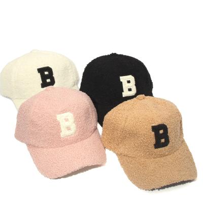 China NEW 6-Panel Hat Custom Faux Fur Fashion Unisex Custom Logo Printing Dad Hats for sale