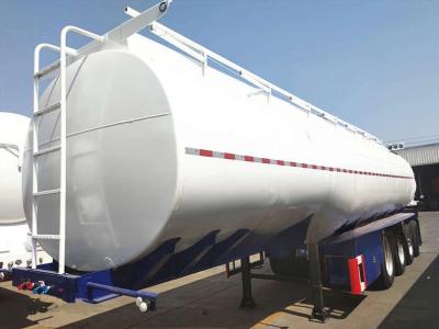 China 4 Axles Steel Petroleum Oil Tank Trailer High Bearing Capacity for sale