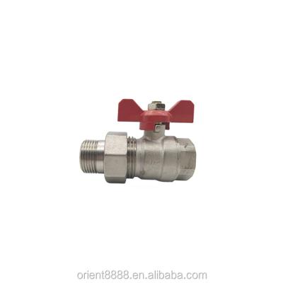 China General Brass Ball Valve With Loose Joint Ball Valve Safety Valve Butterfly Ball Handle Hot Joint Ball Valve Sanitary Wholesale Brass Ball Valve for sale