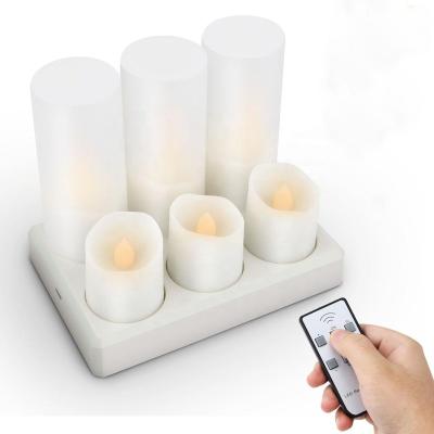 China Birthdays Bars Use And Flameless Feature Rechargeable Led Candles for sale