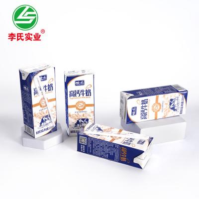 China High Calcium And Nutrition LISHI Nutrition 72 Middle-aged Paper Box Healthy Human Healthy Element-dense Calcium Cardboard Drinks Dairy Milk Protein Human for sale