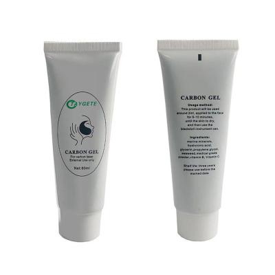 China Hot Sale ND Yag Cream Carbon Peeling Facial Gel Doll Skin Rejuvenation Treatment Soft Black Carbon Gel For Laser Carbon Bel 80ml for sale