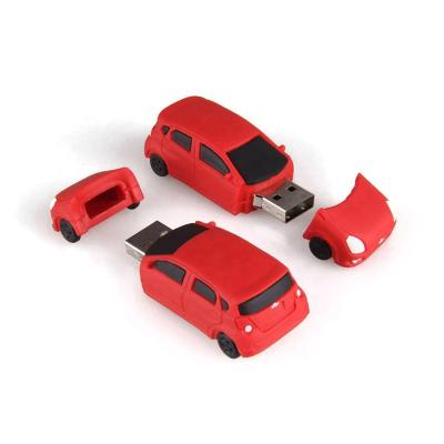 China Laptop & Computer Wholesale Bulk PVC Customize Soft PVC Cartoon Rubber Car Shape Flash Drive Motorcycle USB Memory Stick Truck Pen Drive LOGO for sale