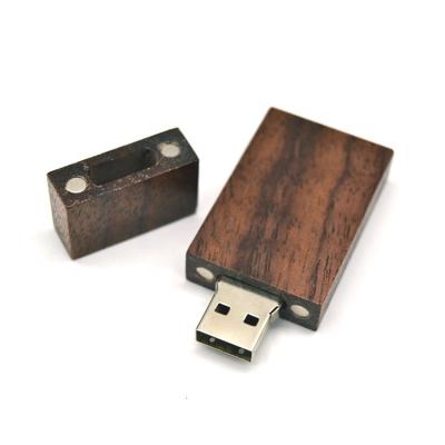 China Laptop & 2021 New Wooden Computer U Disk Large Rectangle Walnut USB Customized Laser Engraved LOGO Gift USB Disk Embossed for sale