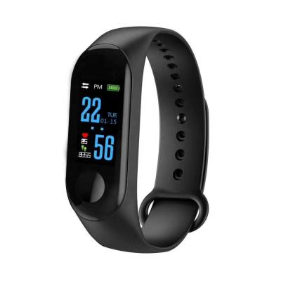 China New Hot Sale M3 Band Watch 0.96 OLED Color Screen Smart Wristband True Alarm Heart Rate Monitor Sports Health Fitness Tracker for sale