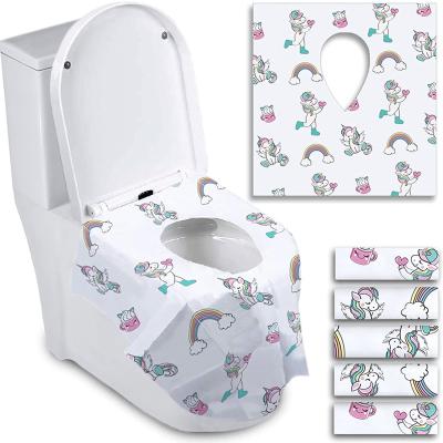 China Disposable Disposable Toilet Seat Covers For Kids Adults Protect Against Disposable Public Restroom WhileWaterproof Toilet Seat Covers for sale