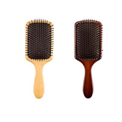 China Amazon Round Wholesales Good Massage Bamboo Brush Cushion Air Boar Bristle Hair Brush for sale