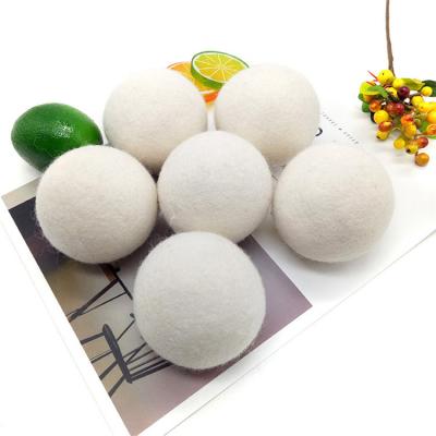 China Organic XL Cleansing Balls 6-Pack, Safe and Hypoallergenic Wool Dryer Wool Baby, Reduce Wrinkles and Shorten Drying Time Naturally for sale