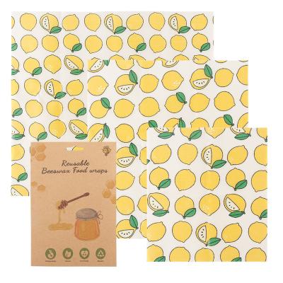 China Factory wholesale custom flower patterns viable eco-friendly washable reusable various, high quality beeswax washable and reusable food wrap for sale