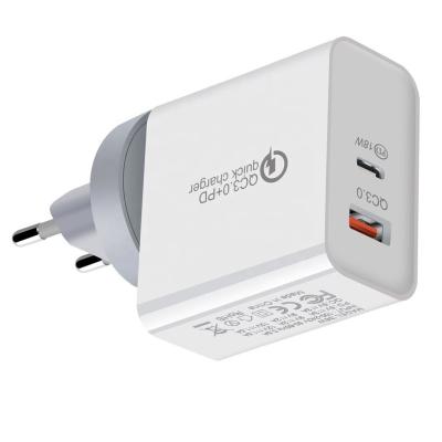 China Safe Convenient Fast Charging Type QC 3.0 USB C Charger Wall Charger QC 3.0 USB AU 48W Power Adapter Mobile Phone Interchangeable Plug for sale