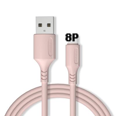 China MP3/MP4 player 1m 1.5m 2m hot selling usb 3a 8pin pure copper fast charging cable for iphone cable charger for sale