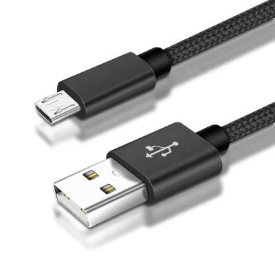 China New Arrival 3ft 6ft Fast Charging Nylon Braided 9ft Data Cable For Mobile Phone Charger Cable Fast Charging Usb To Micro Cable for sale