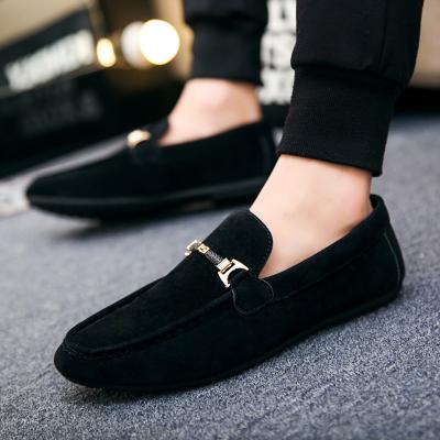 China 2021 EVERGREEN Autumn New Fashion Boat Shoes men loafers brand man comfortable suede men casual shoes for sale