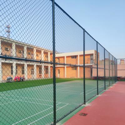 China Widely Used Easily Assembled Basketball/Football/Tennis/Badminton Yard School Sports Playground Chain Link Netting Barrier for sale