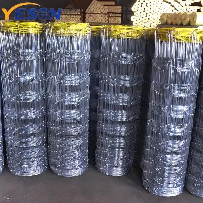 China Easily Assembled Farm Equipment Woven Deer Wire Mesh Fence Galvanized Grassland Livestock Fence for sale