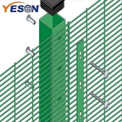 China Easily Assembled Clearview Barrier 358 Prison Barrier 358 Anti Climb Security Fence for sale