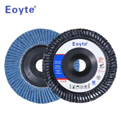 China Excellent Performance 4in-1/2 Zirconia Abrasives Polishing Disc Sheet Fin Sanding Disc for sale