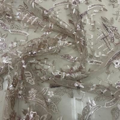 China hot sale beautiful 3d polyester mesh fabric design 3d embroidery flower lace fabric for sale