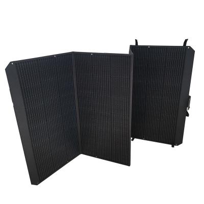 China For Multiple Brands and Models 400W Power Station Solar Panel Folding Bag Charger Cell Phone Outdoor Mobile Power Solar Charger for sale