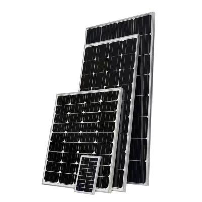 China 80W Solar Panel Monocrystalline Silicon Glass Solar Panel High Efficiency PV Solar Panel Outdoor FS80W-3 for sale