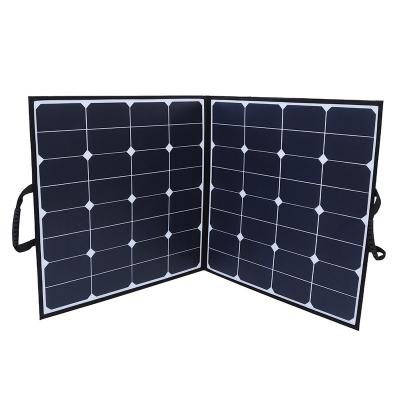 China For Multiple Brands And Times 2 Models Power Station Silicon Home Solar Panel Foldable Monocrystalline 100w With Usb Silicon Battery Power Panel System for sale