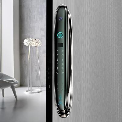 China New Fingerprint Lock Fingerprint Smart Home Lock Wifi Digital Zinc Alloy Smart Keyless Remote Control Smart Door Lock For Wooden Door for sale