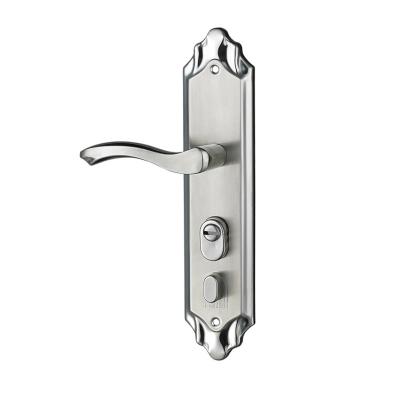 China Low price 304 stainless steel wide knob quality security application bathroom toilte entry commercial door lock for sale