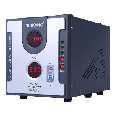 China Original Multifunctional SVC AVR 500VA 0 Power 5KVA 100 RUIKANG Output Input Voltage Regulator SVC Stabilizer Voltage Regulator for sale