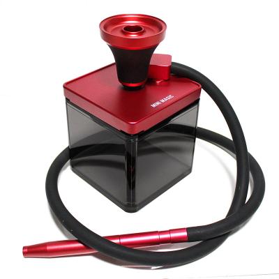 China New Design Mini Base Eco-friendly Acrylic Water Shisha Hookah Portable Shisha Hookah With Bowl for sale