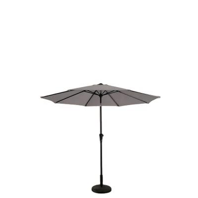 China Modern Outdoor Steel Umbrella w/Crank, Easy Push Button, Tilt, Polyester Market Patio Table Compatible, for sale