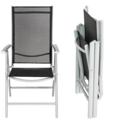 China 7 Position Modern Adjustable Folding Aluminum Folding Garden Chair for sale