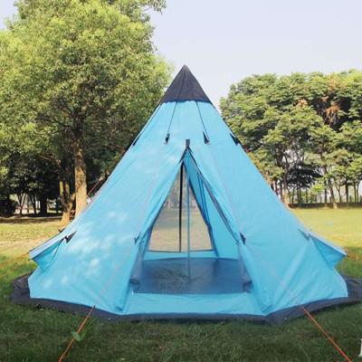 China Camouflage Indian Outdoor Game 6 Person Tall Teepee / Field / Teepee Big Top Tent for sale