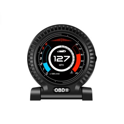 China Screen Sharing 2021 Latest Modern Design HUD F10 Car Head Up Display OBD2 Multi-interface Measurement Smart Car Accessory Display for sale