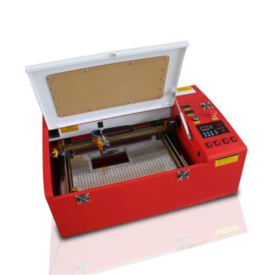 China Laser Engraving 40w 50w Portable HT-340 Mini CO2 Laser Engraving Machine for sale