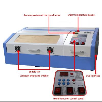 China Laser Engraving Portable 40w Laser Engraving Machine CO2 Laser Engraving Machine for sale