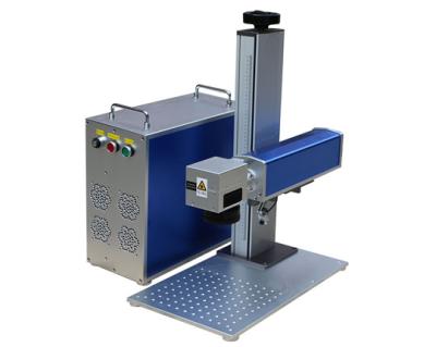 China Air Cooled Fiber Laser Marking Machine Work On Metal Slot Shape 20w 30w 50w 100w for sale