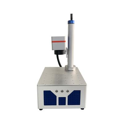 China Laser Marking 360 Degree Rotate Mini Metal Laser Fiber Marking Machine 20w with110*110mm for sale