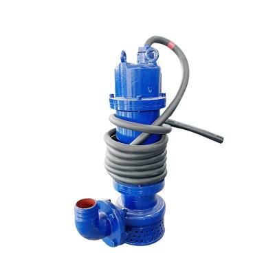 China Sewage Water Submersible Agitator Pump 4kw 3hp 20m³/H 30m Submersible Drainage Pump for sale