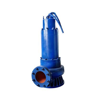 Chine 75kw 800m3/H Débit 20m Wq Pompes d'égout submersibles Décharge Pompes d'eau submersibles agricoles à vendre