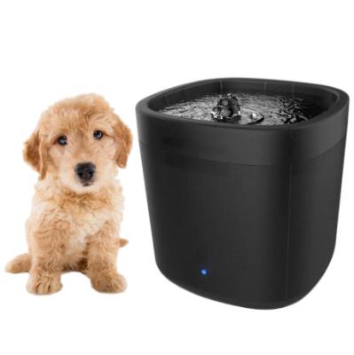 China Automatic Automatic Smart Dog Water Dispenser With Blue LED Indicator Replaceable Electric Water Filter Pump for sale