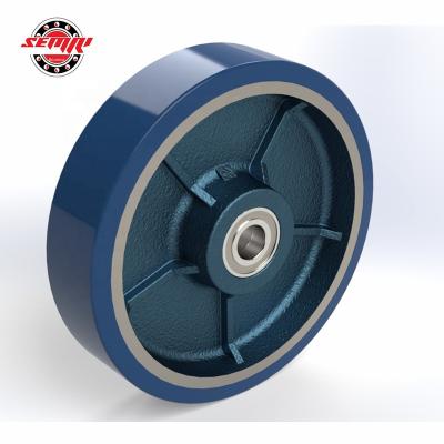 China Large Loading Capacity Customized Durable PU Urethane Wheels As Per Drawing for sale