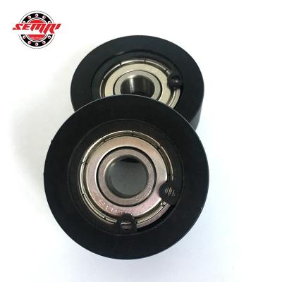 China Large Loading Capacity Abrasion Resistant Polyurethane Rubber Coated Bearings 6001 for sale