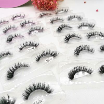 China Private Label 3d Mink Lashes Thick Package 3d Lashes Mink False Eyelashes for sale