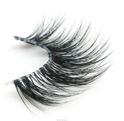 China Custom Packaging 3d Mink False Eye Lashes 3d Extension Thick Hand Made Mink Eyelash for sale