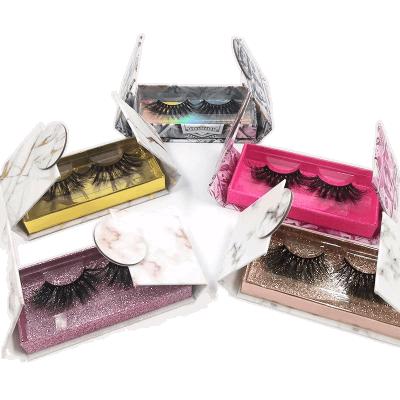 China Thick 25mm mink lashes 25mm mink eyelashes 100% mink eyelashes 5d siberian seller with free packaging box for sale