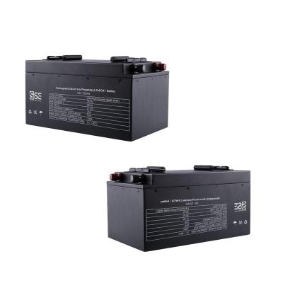 China Solar rv port lithium ion battery with un 38.3 rohs and bms 24v 100ah lifepo4 battery lithium for sale