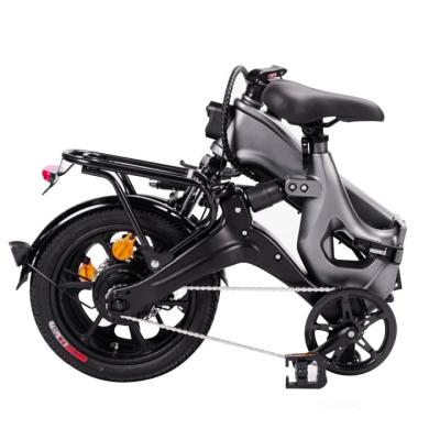 China JIMOVE 16inch 12ah 400w Magnesium Alloy Adult Ebike Price Folding Electric Bicycle Cruiser City Electric Bike For Sale for sale